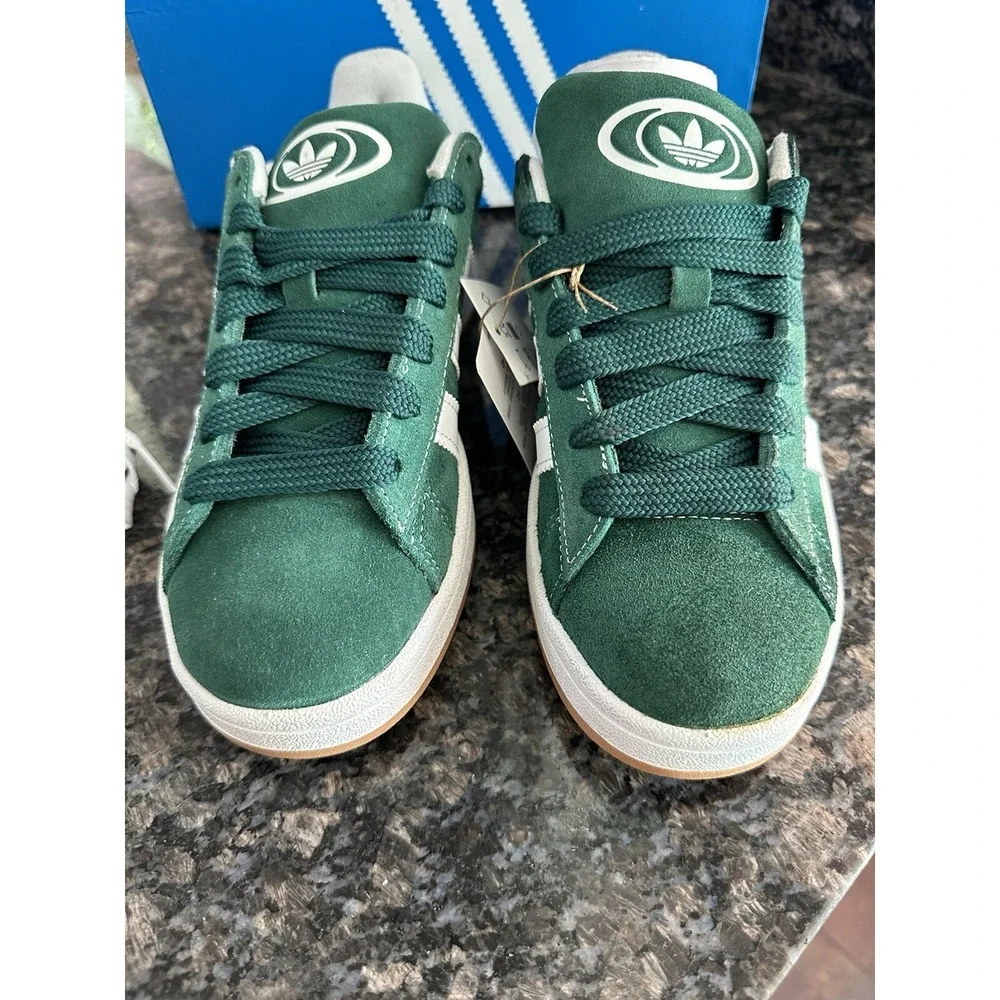 Adidas Originals Campus 00s Dark Green White GS Kids Shoes IH7492 302 Sz 5.5